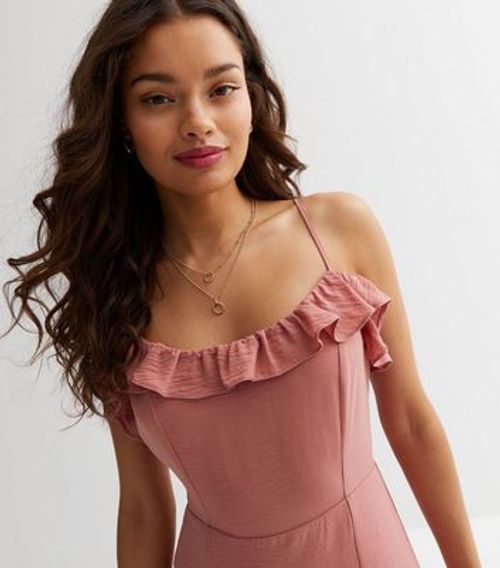 Petite Pink Bardot Strappy...