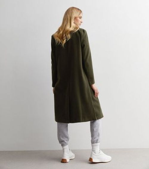 Khaki Longline Formal Coat...