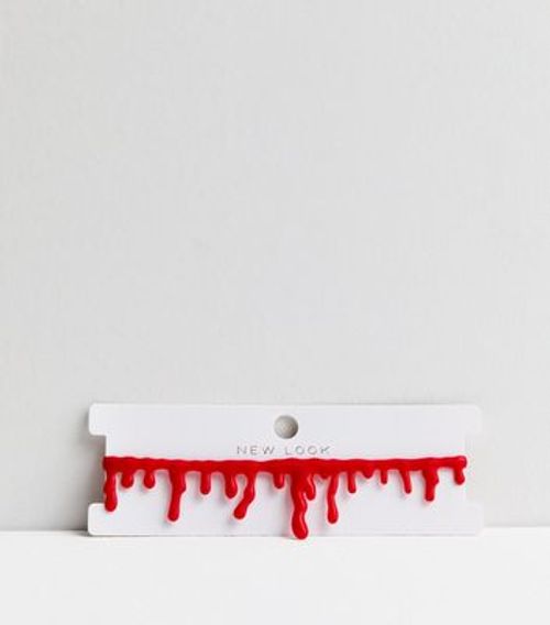 Red Fake Blood Choker...