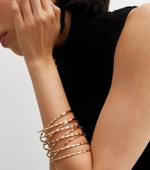 Gold Large Twist Cuff...