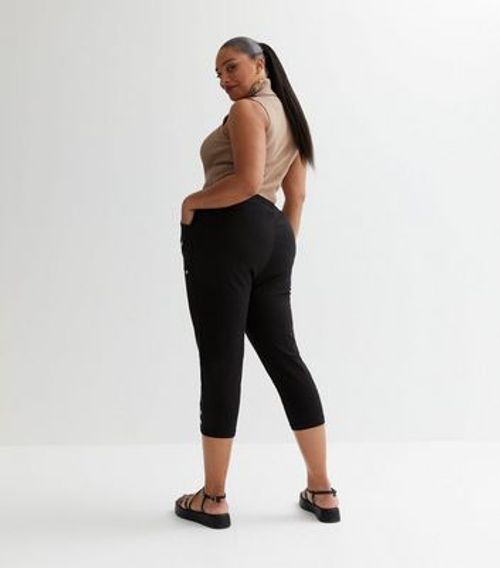 Womens New Look Leggings  Curves Black High Waist Leggings