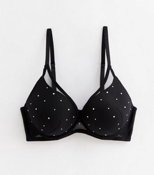 Black Animal Print Boost Bra