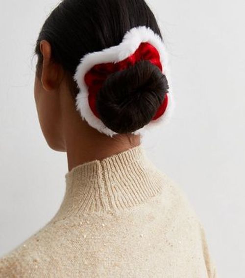 Red Velvet Santa Scrunchie...