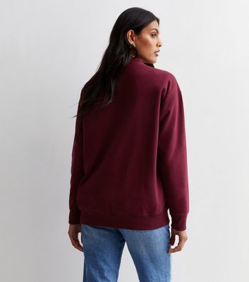 New look slogan sweatshirt top