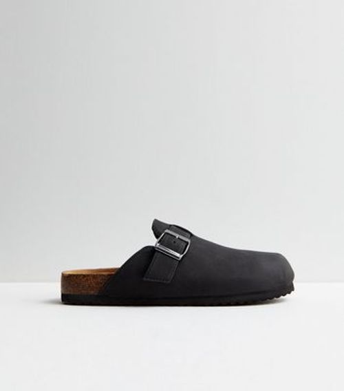 Truffle Black Buckle Footbed...