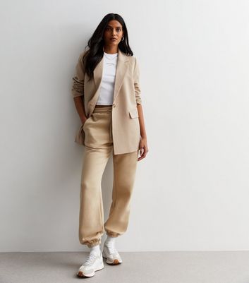 Camel Long Sleeve Blazer New Look 19.00 Grazia