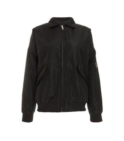 QUIZ Black Bomber Jacket New...