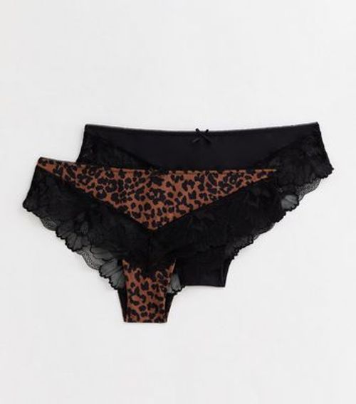 2 Pack Black and Animal Print...