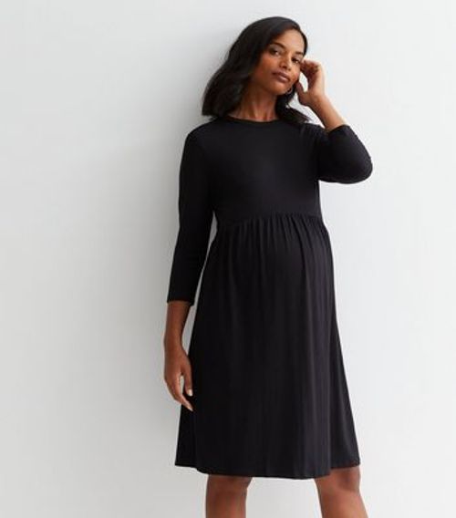 Maternity Black 3/4 Sleeve...