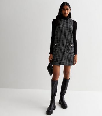 New look store dogtooth pinafore