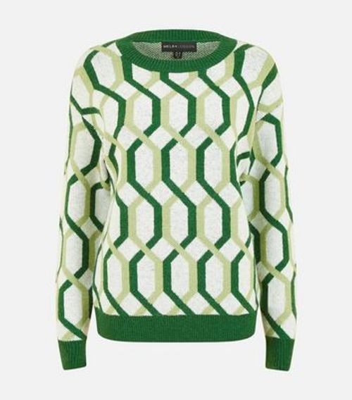 Mela Green Retro Print...