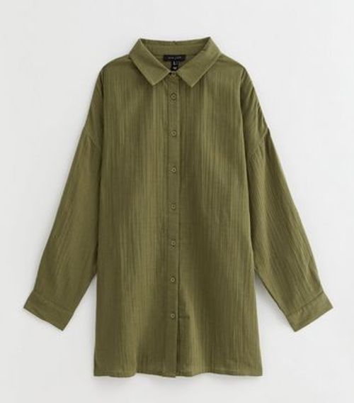 Khaki Long Lightweight Cotton...