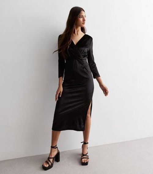 Gini London Black Velvet Midi...