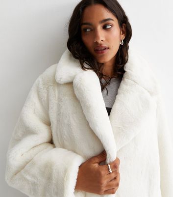 Faux fur hoodie forever clearance 21