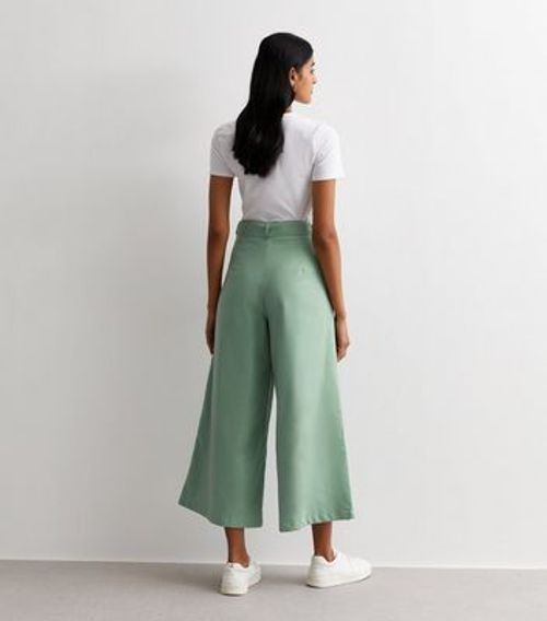 Gini London Green Linen-Look...