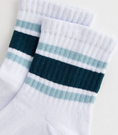 White Stripe Tube Socks New...