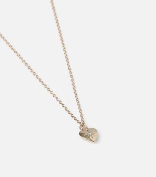 Freedom Gold Crystal Heart...