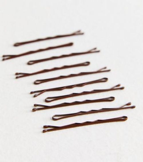 30 Pack Brown Hair Grips New...