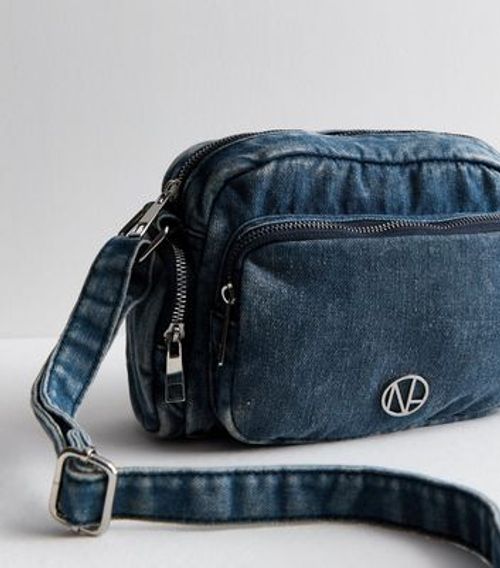 Blue Denim Utility Cross Body...