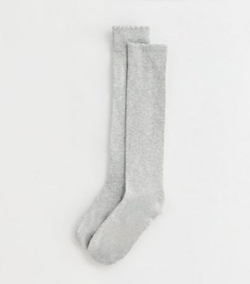 2 Pack Pale Grey Knee High...