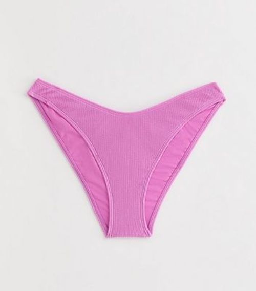 Lilac Crinkle Textured Bikini...