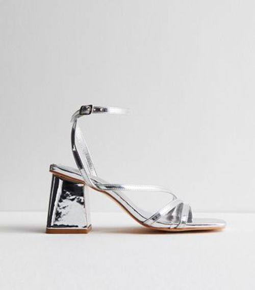 Public Desire Silver Strappy...