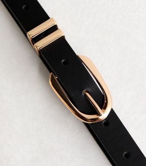 Black Circle Stretch Belt