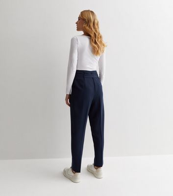 Modern Rarity Paper Bag Trousers, Navy | Compare | Buchanan Galleries