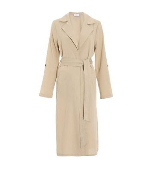 QUIZ Stone Trench Coat New...