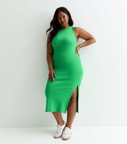 Curves Green Ribbed Racer...