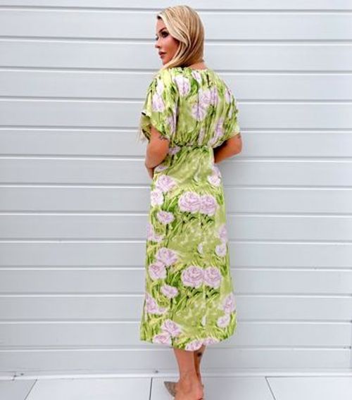 AX Paris Green Floral Midi...