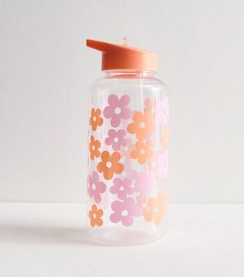 Orange Retro Flower Print 1L...