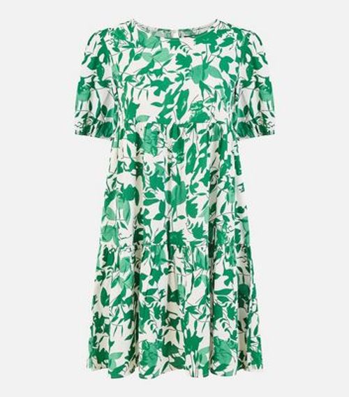 Mela Green Floral Tunic Mini...