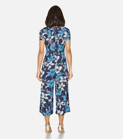 Mela Blue Floral Wide Leg...