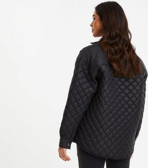 QUIZ Black Quilted Jacket New...