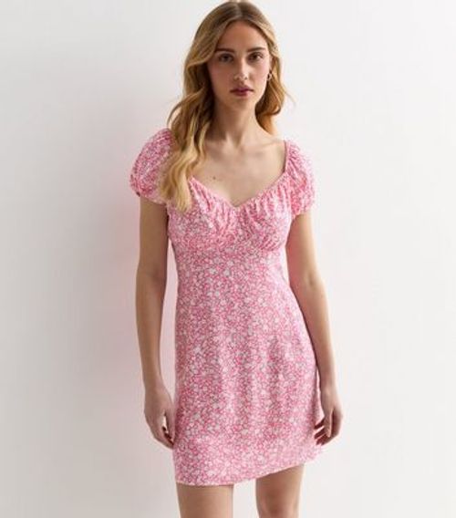 Pink Floral Milkmaid Mini...