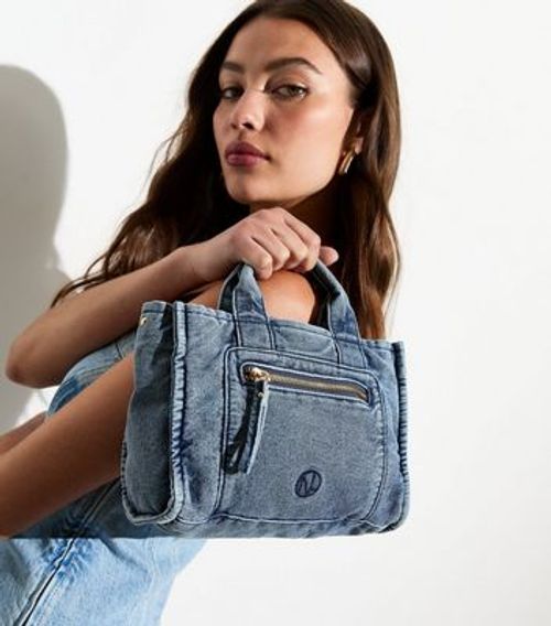 Blue Denim Small Cross-Body...