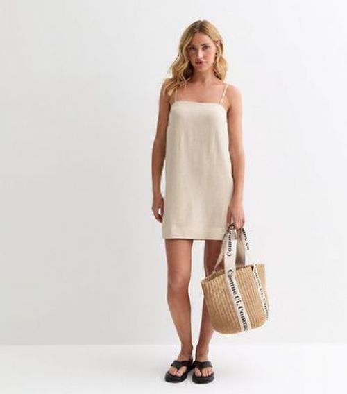 Cream Tie-Back Strappy Mini...