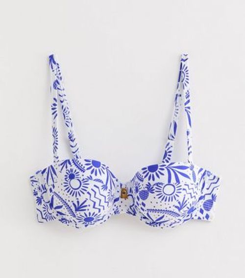 Blue Underwired Sun Print...