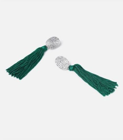 Muse Green Tassel Stud...