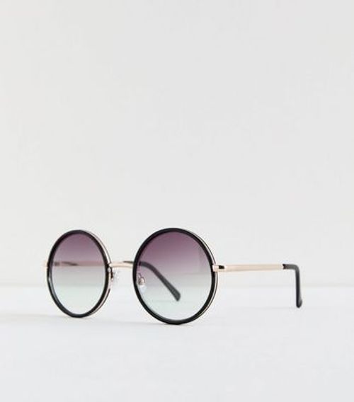 Black Round Frame Sunglasses...