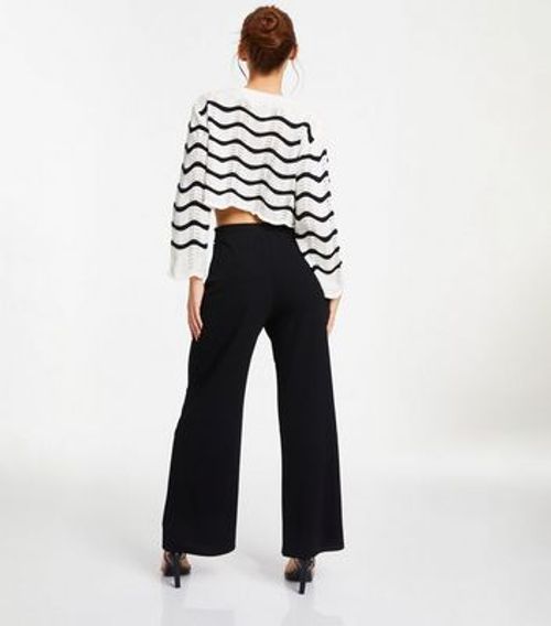 QUIZ Black Wide Leg Trousers...