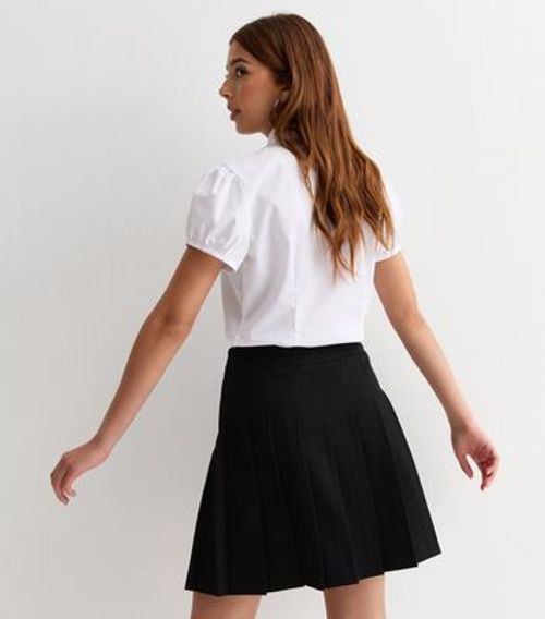 Back To School Black Pleated...