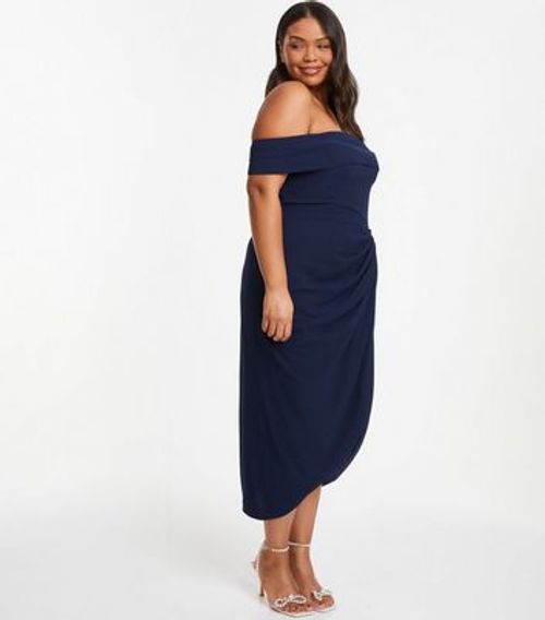 QUIZ Curves Navy Chiffon...