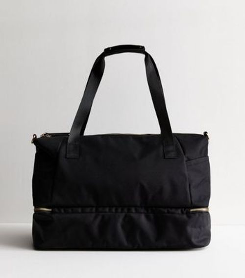 Black Zip Base Weekend Bag...