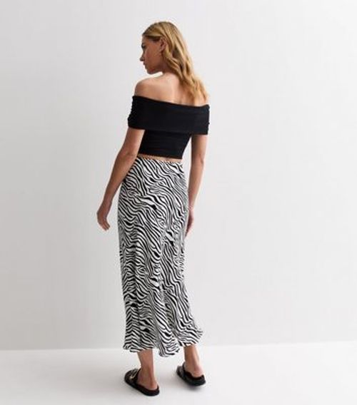 Gini London Black Zebra Print...