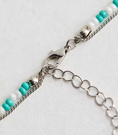 Silver and Turquoise Layered...