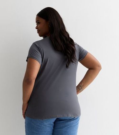 Curves Grey Cotton Rose Logo...