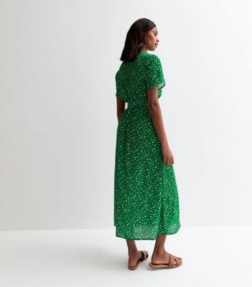 Gini London Green Fleck-Print...