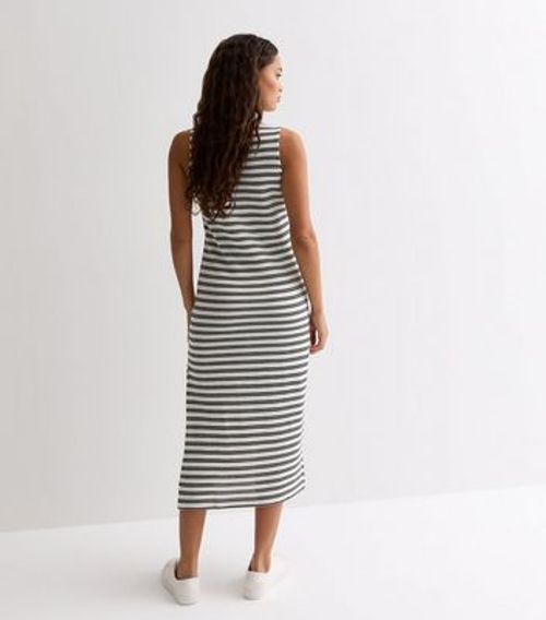 Petite Off White Stripe Fine...